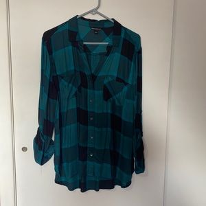 R&R Plaid Button Down